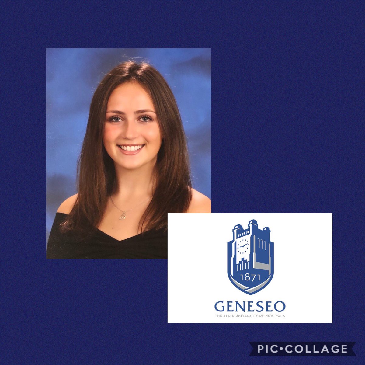 shakerseniors20's tweet photo. Congratulations to Danielle Roemer who will be attending SUNY Geneseo and studying Neuroscience! Good luck Danielle!! https://t.co/BVKN50Jo0k