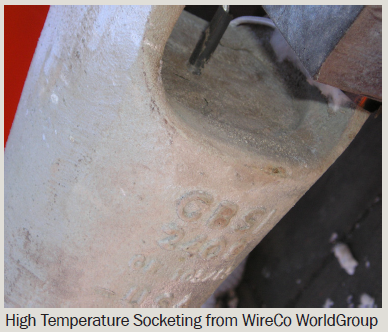 wireco's tweet photo. CAN YOUR SOCKET TAKE THE HEAT?
The need for an alternative socketing material for cable supported structures is prevalent. #Hightempsocketing material provides increased safety and durability. It’s time to move to a safer material. https://t.co/noJZDeghMN
#WireCoStructures https://t.co/iefSvBXlFE