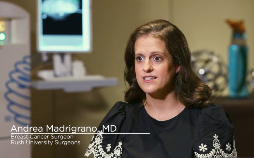 Breast360's tweet photo. Rush University’s Dr. Andrea Madrigrano speaks on the Empowered Patient Podcast about reducing her re-excision rate from 12% to 5% while utilizing the @Kubtec #MozartSystem. Listen here: https://t.co/VQu2niYAL2 https://t.co/6X6dfymBuZ
