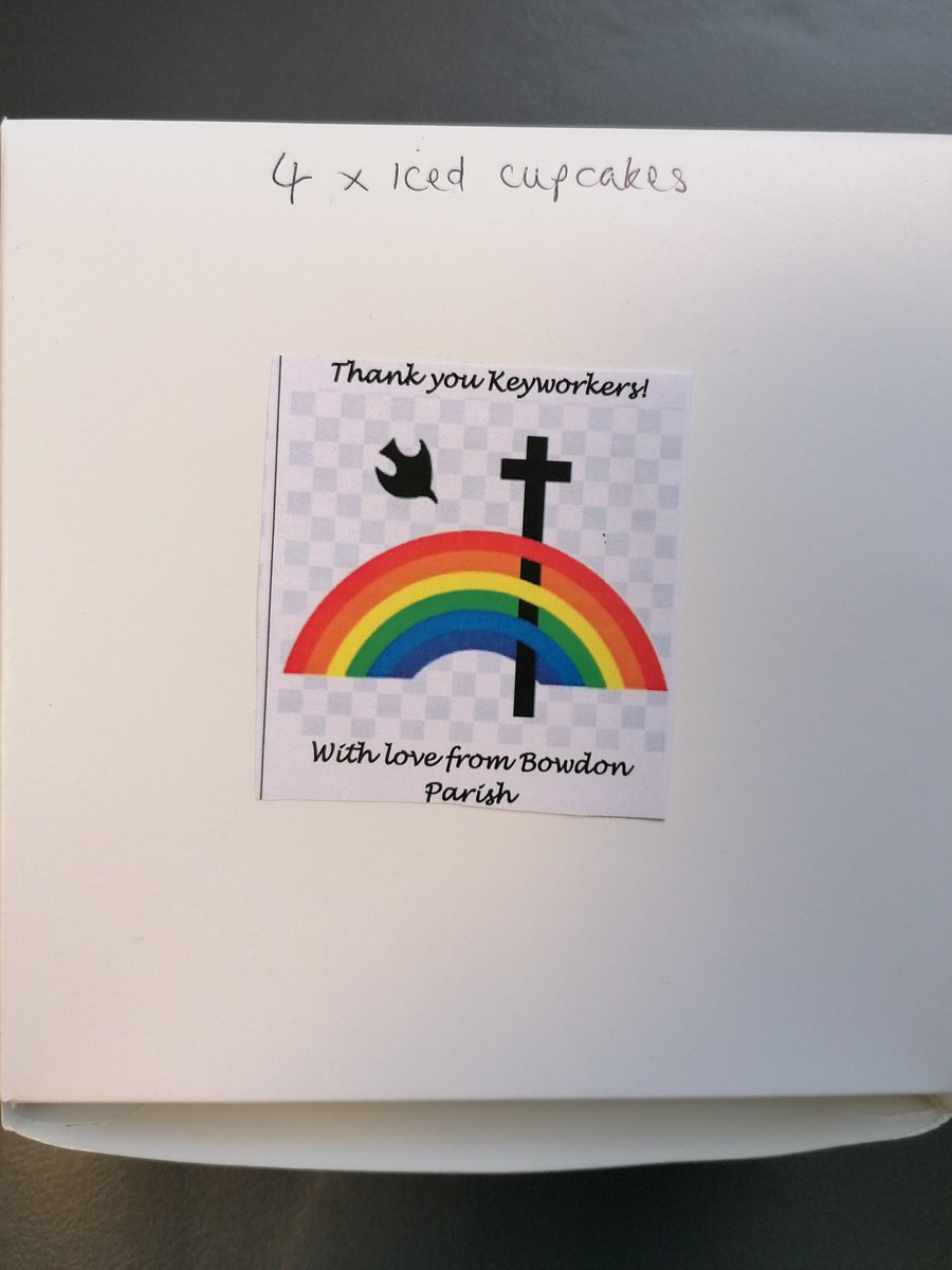 Thank you Bowdon Parish for the lovely cupcake parcel.
We do appreciate your thoughtfulness.