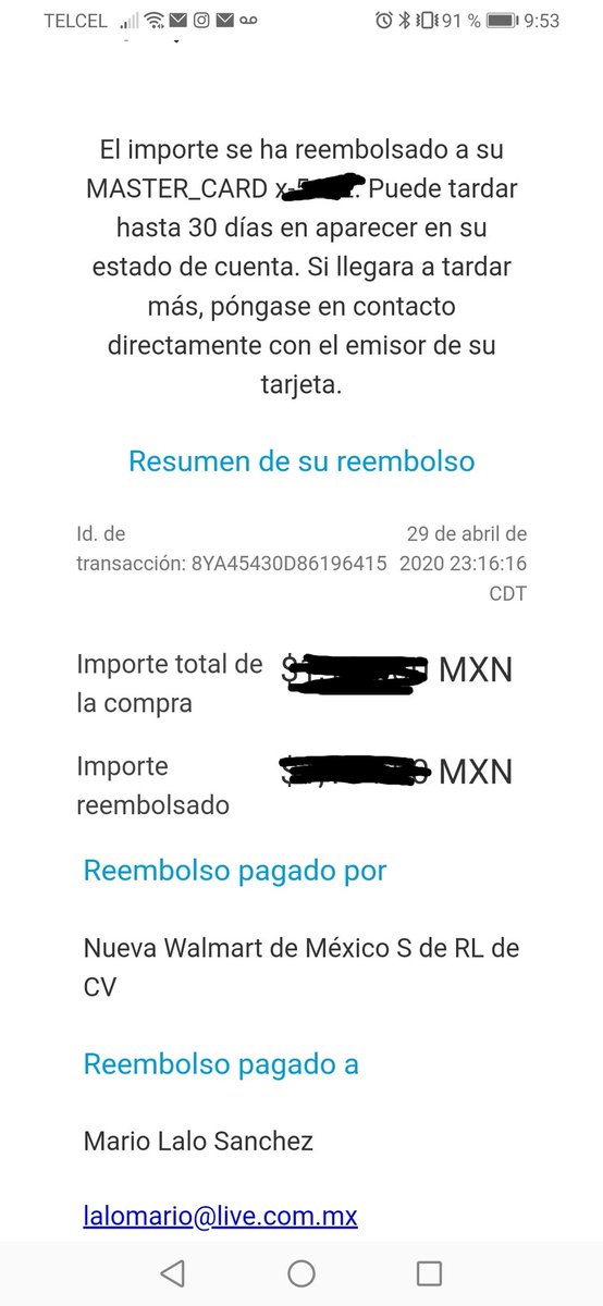 mariolaloth's tweet photo. @WalmartMexico es en serio que mi reembolso podría tardar hasta 30 días? cuando me cobraste al momento un pedido que nunca llego, nunca se pusieron en contacto personal de la tienda.
@Profeco como puedo actuar contra ellos? https://t.co/7yxSxyIKBr