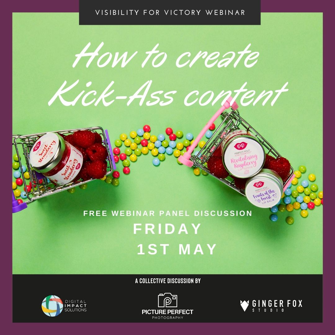 💪How to create KICK ASS content! 🤸‍♀️
***Join us for the panel discussion &amp; support WEBINAR TOMORROW***

>>> Free Tickets here: ow.ly/Xm5150zs3Sp
