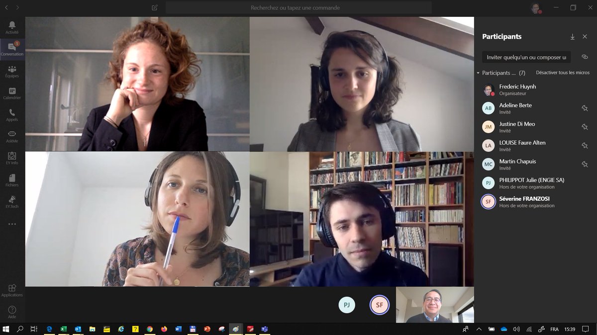 Frederic Huynh (@frederichuynh) on Twitter photo A la recherche de l'Excellence. Merci à <a href="/synerghetic/">Synerg'hetic</a> Martin Adeline Justine pour la qualité de nos échanges avec le Jury <a href="/SFranzosi3/">Séverine Franzosi</a> <a href="/LouiseFaureG/">FAURE Louise</a> ! #WeAreJE #tellmEY #BetterTogether A la recherche de l'Excellence. Merci à <a href="/synerghetic/">Synerg'hetic</a> Martin Adeline Justine pour la qualité de nos échanges avec le Jury <a href="/SFranzosi3/">Séverine Franzosi</a> <a href="/LouiseFaureG/">FAURE Louise</a> ! #WeAreJE #tellmEY #BetterTogether