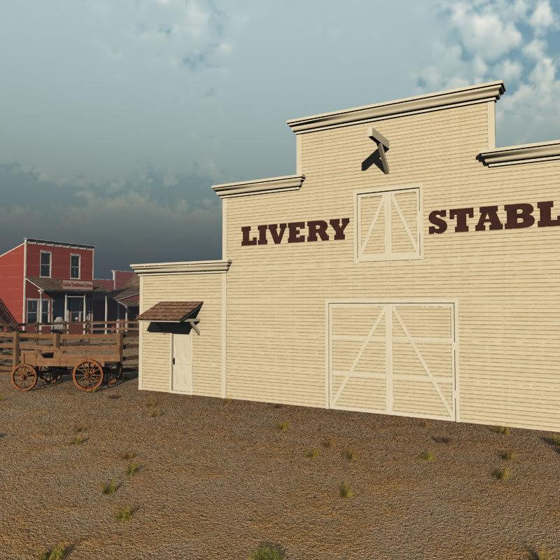 mirye's tweet image. More renders of Old West Livery Stable &amp;amp; Corral 3D model for #3DSTUDIOMAX , #Vue3D and #Blender available for #gamedev licensing and #animation @e_onsoftware @hakurikiko_3000  ow.ly/EnQi30qBUkW