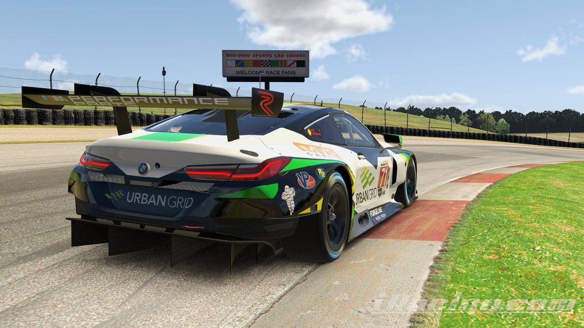 Practice continues for <a href="/MBellRacing/">Matt Bell</a> in the Rebel Rock Racing BMW M8 GTE. He's happier with his set up for tonight's <a href="/Hagerty/">Hagerty</a> Presents <a href="/IMSA/">IMSA</a> <a href="/iRacing/">iRacing</a> at 
<a href="/Mid_Ohio/">Mid-Ohio</a> but he's a pro driver so he's never satisfied. Qualifying at 5:30PM EST with the Green Flag at 6:00PM EST