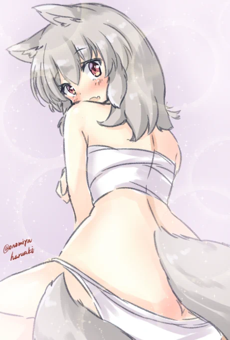 椛さんのさらし#深夜の真剣お絵描き60分一本勝負 