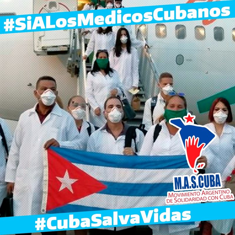 LeonardoDGrosso's tweet photo. #CubaSalvaVidas #SiAlosMedicosCubanos Médicos cubanos son solidarios, no mercenarios. Los mercenarios de la medicina privada son los que mienten y difaman a los cubanos @ALatinaDPie @CubaMINREX @Granma_Digital @MINSAPCuba https://t.co/ipkEnedsgx