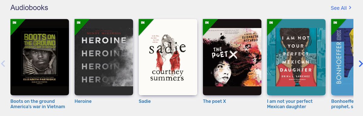 WolfpackLib's tweet photo. Did you know that WHS has some amazing eBooks and audio books you can checkout from Destiny? https://t.co/Xo6Rj2wIpc