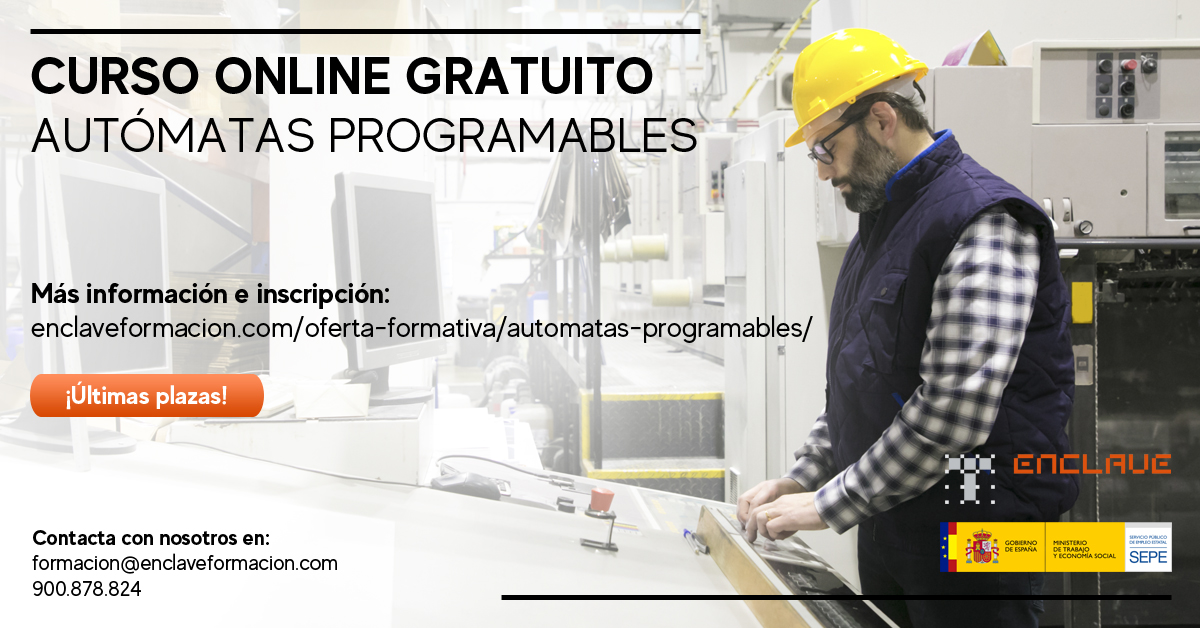 enclaveforma's tweet image. ¿Sabías qué las salidas profesionales que tiene un #técnico de #AutómatasProgramables son muchas? Los autómatas programables están en casi todos los sectores industriales. ¿Te gustaría aprender a aplicar automatismos? Solicita tu plaza en el curso: bit.ly/2QY50aD 📝