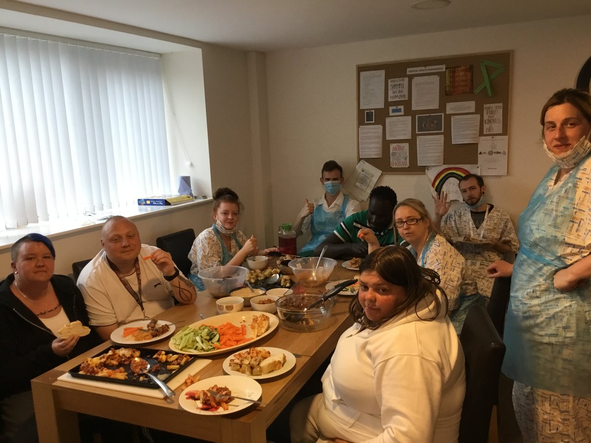 NHC_Montgomery's tweet photo. Celebrating different culture’s foods from across the world today at Montgomery House! Bringing the world indoors in these difficult times. #wearenhc #worldfoods https://t.co/gcrhcygyqV