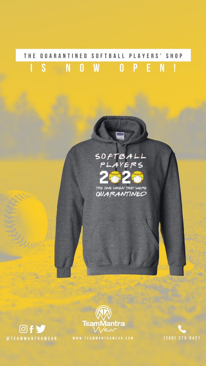 teammantrawear's tweet photo. Quarantine Softball Shirt Giveaway!!! 

To be entered to win a free item on the Softball Quarantine online store 
- Follow Team Mantra Wear 
- Retweet this post
https://t.co/f4BCuzeWFN https://t.co/qxFRNekqAr
