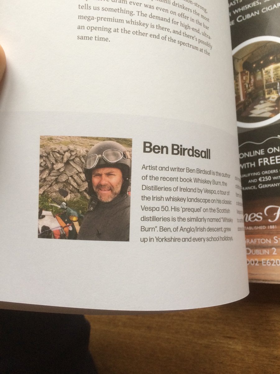 Just received my copy of the current Irish Whiskey Magazine - great looking as always. The 'Opinions' article this time is from Switzerland by this guy, I think he’s some sort of ice-road trucker or something…