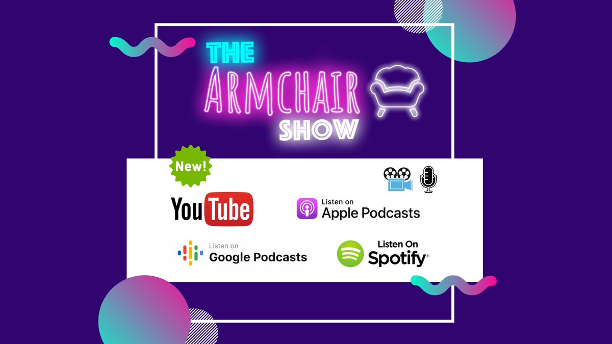 We've only gone and had another fab day filming the best people, saying things that help other people to learn, prosper &amp; grow. 🎥🍿🎬 Keep your 👀peeled for updates on #TheArmchairShow's Youtube channel!

youtube.com/channel/UC0Xxo…

Thank you to our amazing guests!