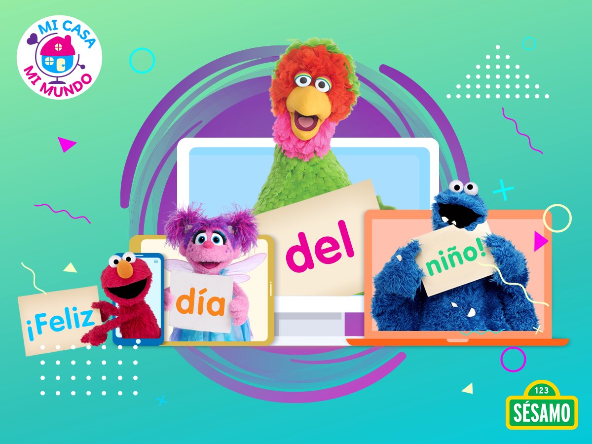 PlazaSesamo's tweet photo. Este día no solo debemos de celebrar a los pequeños, debemos de admirarlos, porque a pesar de estar dentro de 4 paredes, esto no los ha frenado y ha hecho que su creatividad e imaginación brillen. Hoy más que nunca queremos que tengan un #FelizDíaDelNiño #MiCasaMiMundo https://t.co/Ojcr4aCeOJ