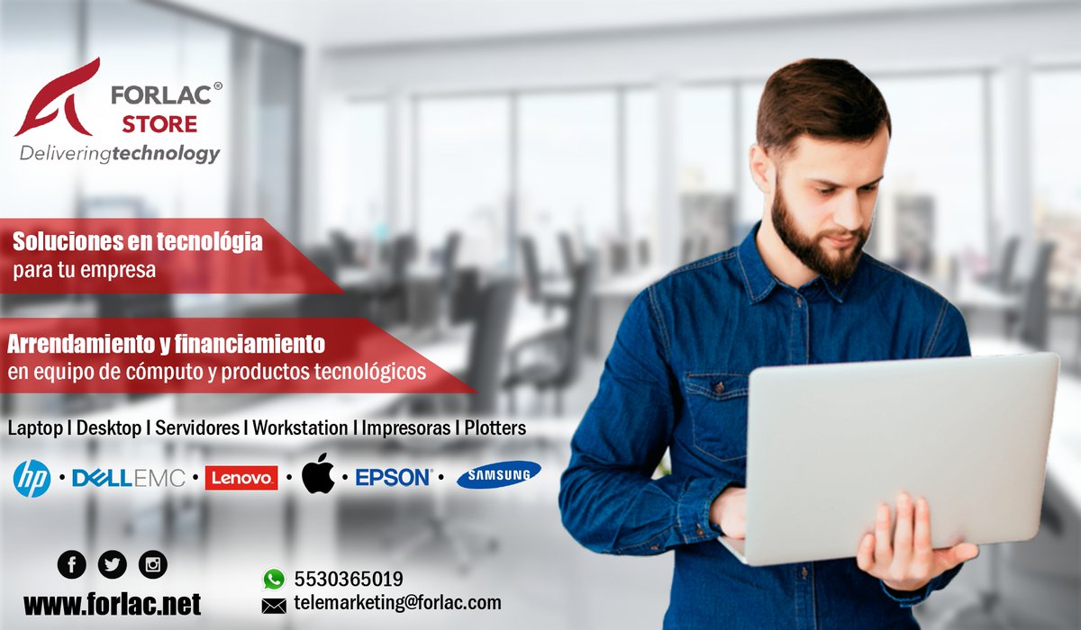 ForlacStore's tweet photo. Para la recuperación económica necesitarás un plan de arrendamiento 😉 busca las mejores condiciones en @ForlacStore 

Más información 📱 5530365019
https://t.co/i0TXQEqQ2Y 

#Tecnologiaenforlac #ForlacStore #BuenosDiasATodos #BuenosDias #Computo #Computadoras #Sigueme #Like https://t.co/nklwRBDdEG