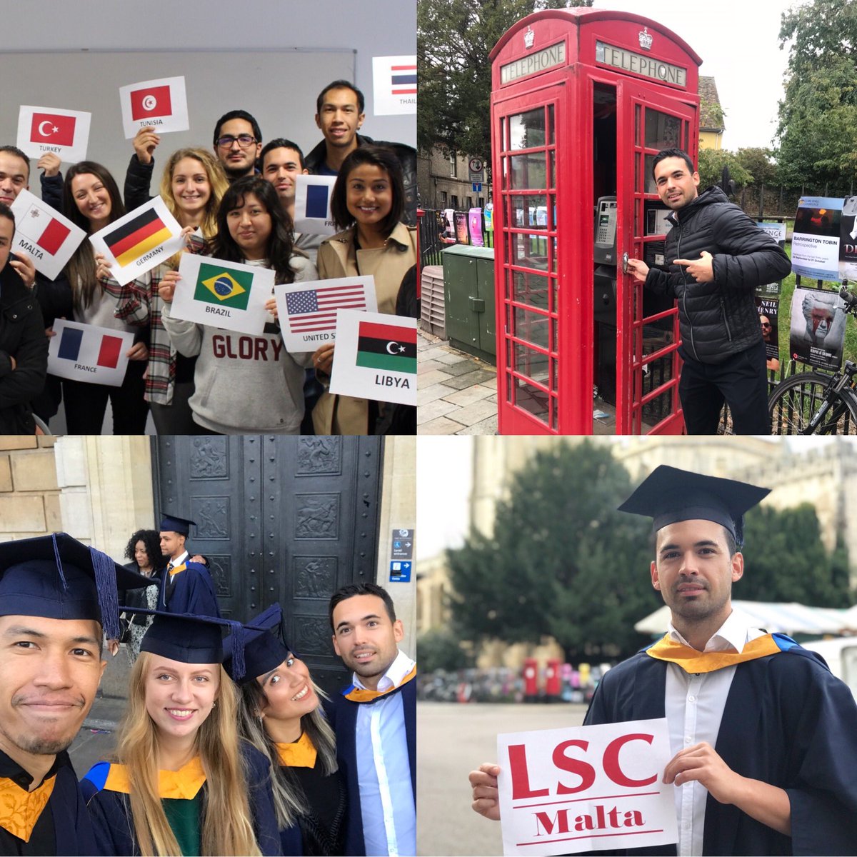 LSC_Malta's tweet photo. #TBT to remember our MBA alumni Julien from France 🇫🇷. These are resemblances of his study experience following the Master of Business Administration at LSC Malta along with the day of his graduation ceremony in Cambridge, UK https://t.co/zpfrERVzQH