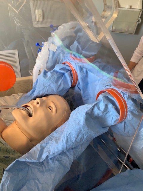 CovidAz's tweet photo. The latest version of our Intubation Chamber is being manufactured today! Huge thanks to @MultiTable for their help with both the innovation and execution of this - we couldn't have done it without them! #COVID19 #collaboration #savelives https://t.co/GYgH9HwJT5