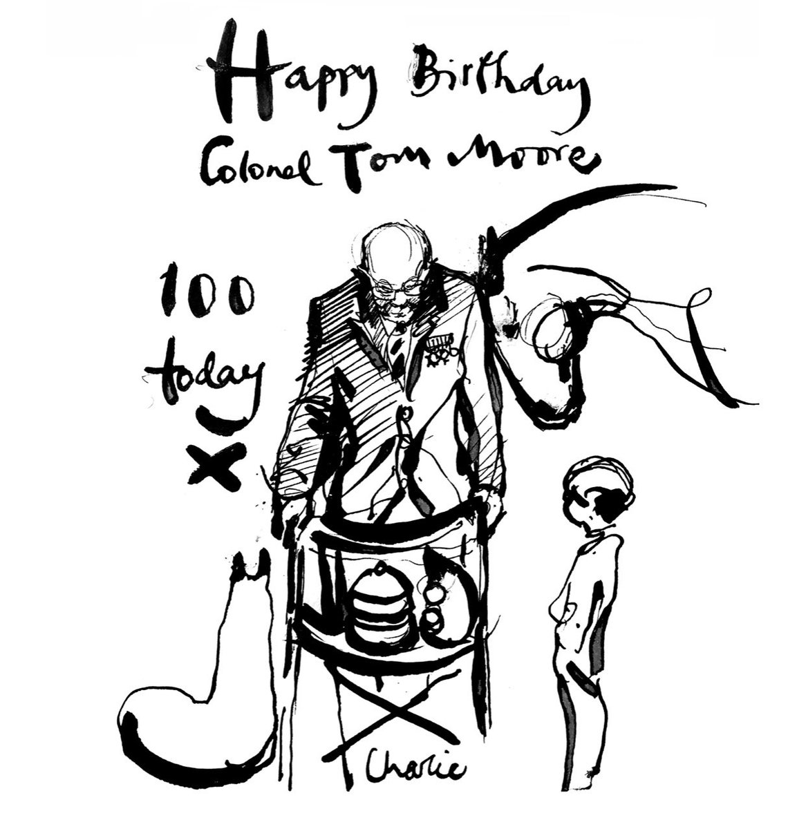 Happy Birthday and thank you. ⁦<a href="/captaintommoore/">Captain Sir Tom Moore</a>⁩