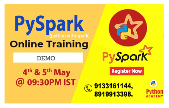 pythonacademyco's tweet image. Special Offer Rs.12,000/- Only (Online Training)
PySpark Online Training Demo on 5th May @ 09:30 PM IST .
Demo link:
us02web.zoom.us/meeting/regist…
📧: training.pythonacademy@gmail.com | 📲: +91-9133161144
#pyspark #pysparktraining #online #training #pysparkinstitutehyderabad