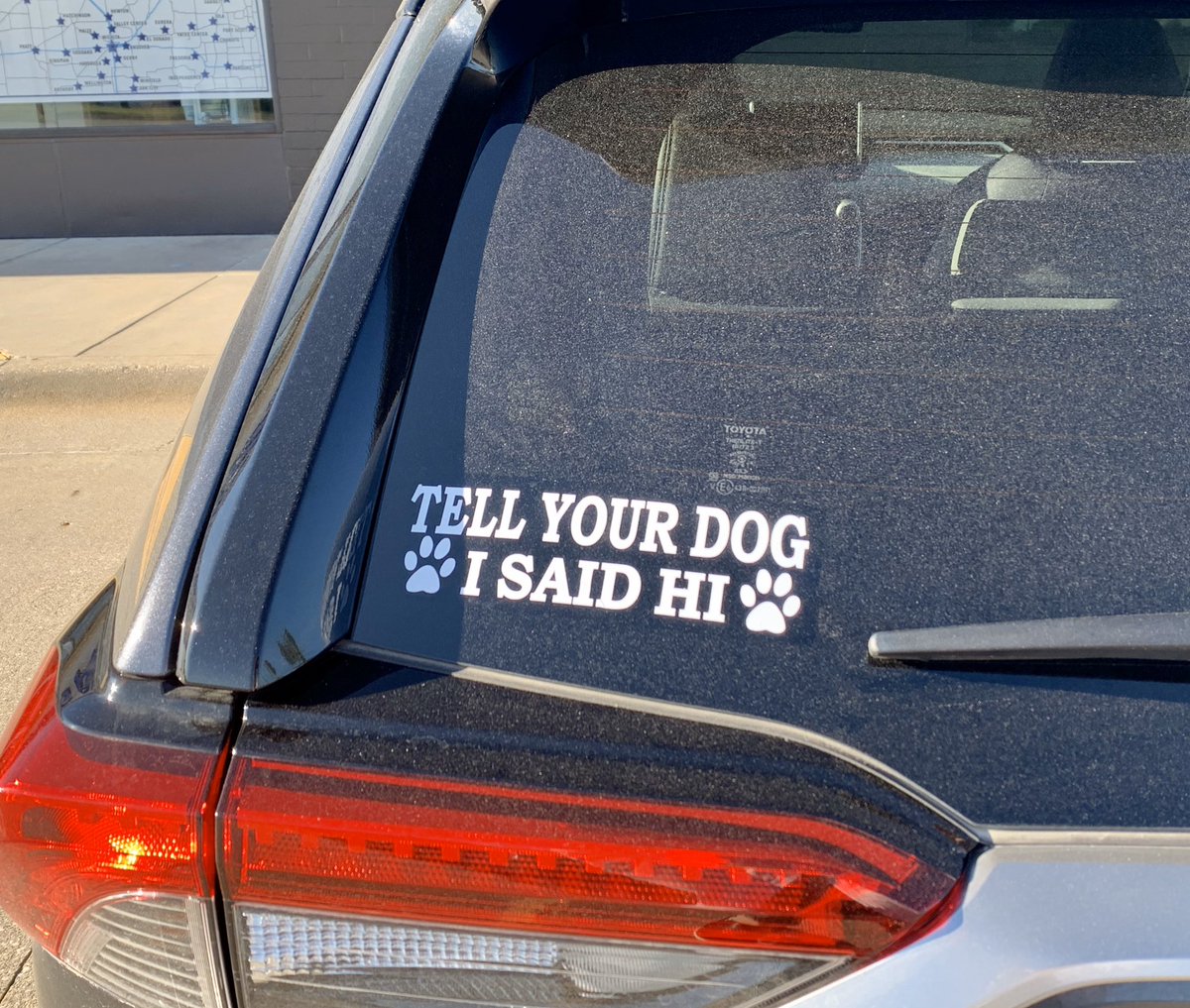 Look what I spotted in our parking lot this morning. Our Senior #Audiologist Ed has quite the sense of humor! #itsthesimplethings