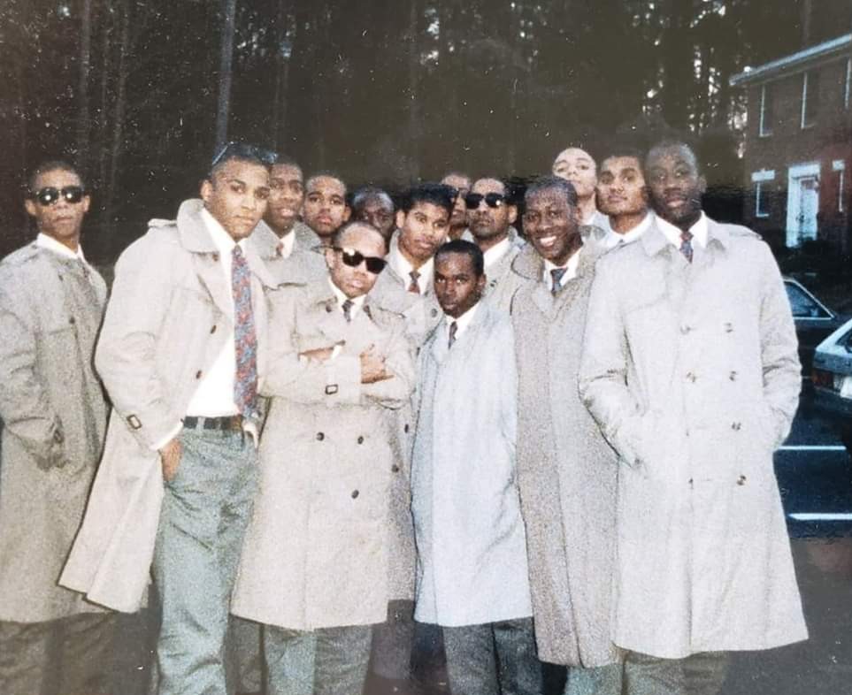 BlackAtl's tweet photo. #ThrowbackThursday Alpha Sphinxmen at #Morehouse from the mid 1980s https://t.co/i9PW7lagzQ