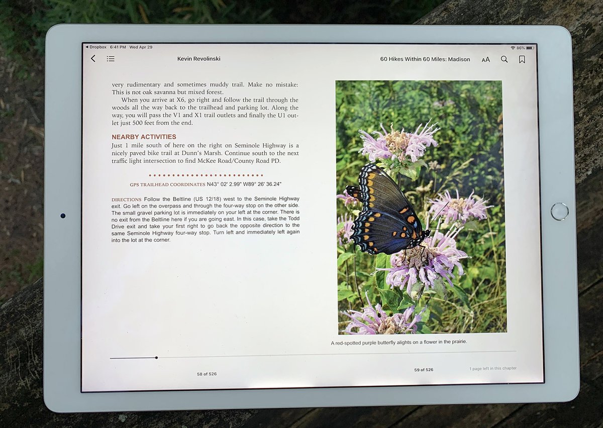 MenashaRidge's tweet image. The new edition of 60 Hikes within 60 Miles: Madison by @KevinRevolinski comes out in June. The photos look fantastic in print &amp;amp; stunning in the ebook. Excited for this one to be in stores! #Wisconsin #Hiking #keenonadventure