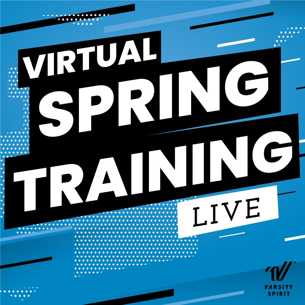 Take spirit home with the first time ever 𝕍𝕚𝕣𝕥𝕦𝕒𝕝 𝕊𝕡𝕣𝕚𝕟𝕘 𝕋𝕣𝕒𝕚𝕟𝕚𝕟𝕘 𝕃𝕀𝕍𝔼! 💻These virtual trainings include live instruction from #NCAStaff, instant feedback and a chance to meet cheerleaders across the nation! Save your spot 👉 bit.ly/virtual-spring…