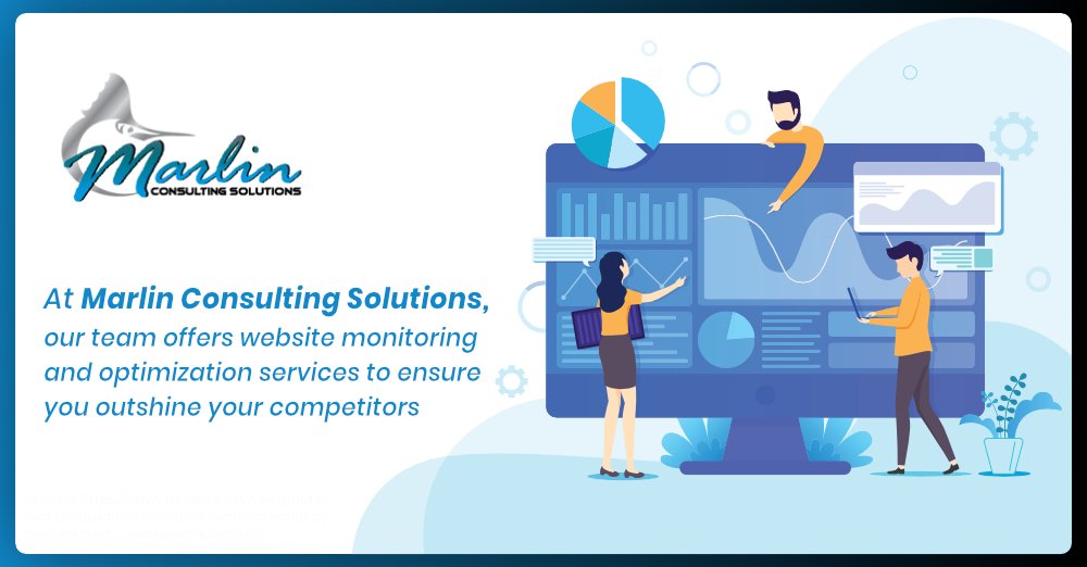 Keep your website at the top. At Marlin Consulting Solutions, our team offers #website monitoring and optimization services to ensure you outshine your competitors. We offer a no-cost audit to get started! marlincs.com/website-optimi…