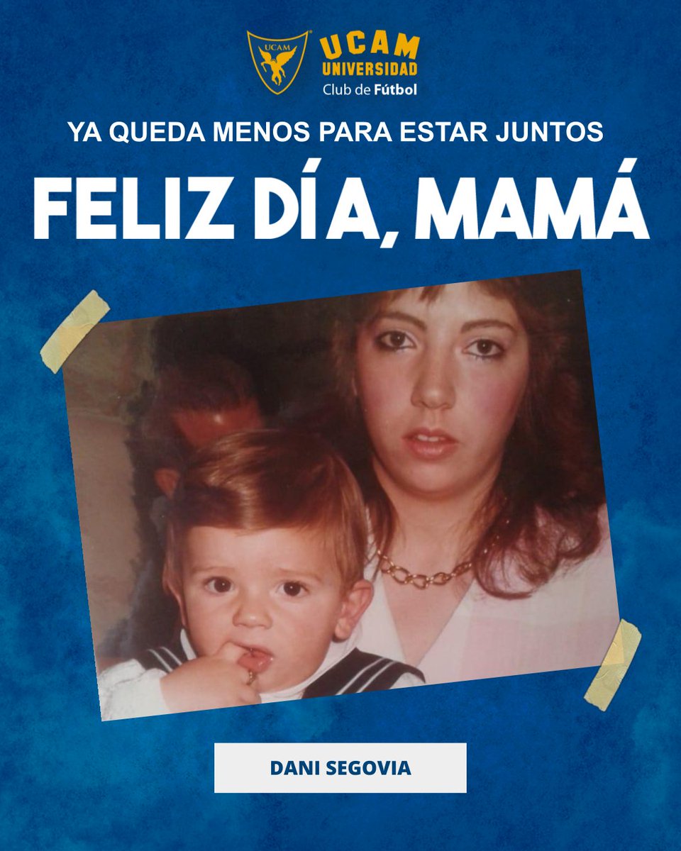 UCAMMurciaCF's tweet photo. Feliz #DíaDeLaMadre 💙 https://t.co/PgCLYIpetH