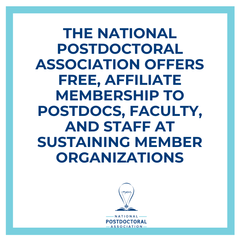 nationalpostdoc's tweet photo. Is your organization a member of the NPA? https://t.co/510v167tQm
You can become an Affiliate member for FREE and receive access to members-only benefits. Click this link bio to join the NPA today! https://t.co/6Ag6YivQ24 https://t.co/FGDYmFPm0v