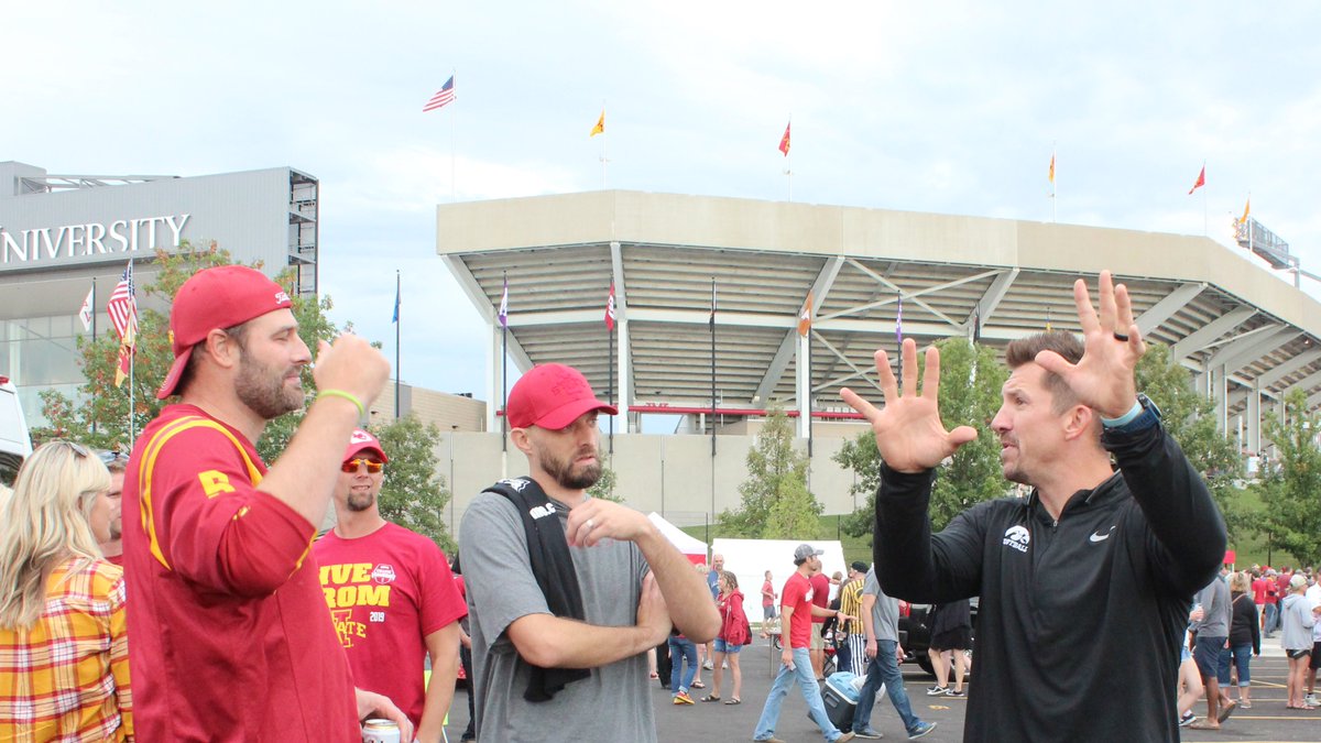 SukupMfg's tweet photo. .@mattkochEE's birthday was last week! Leave a comment to share a belated bday wish with our Senior Electrical Engineer!
#TBT 2019 #GameDayBuild w/ @BretCulbertson + Dallas Clark - raising awareness of the Sukup Safe T Home at @CollegeGameDay
#TeamSukup #FamilyBusiness https://t.co/a2GHhmfpKF