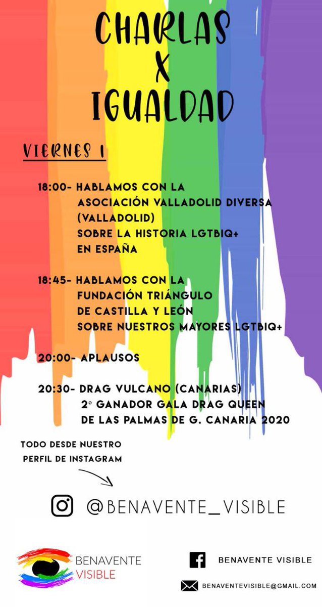 ¡Nos vemos mañana a las seis en instagram!