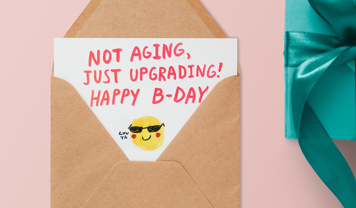 Por si tu amigo tiene que celebrar cumpleaños durante estos días de cuarentena. Smile!