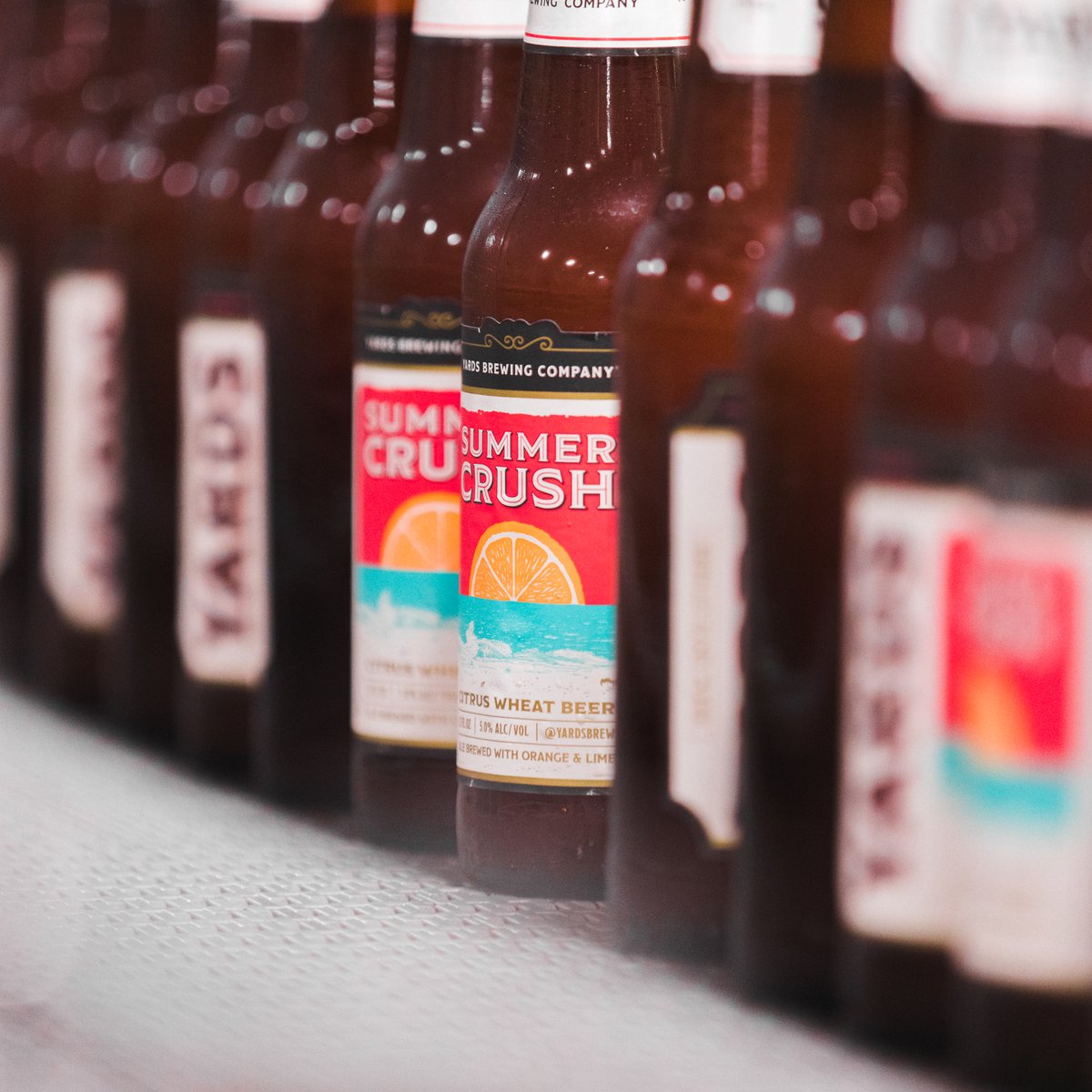 yardsbrew's tweet photo. Summer Crush season is officially underway! Brewed with orange & lime, it’s bright, juicy, & the most crushable beer in the history of the world. Available now for delivery and pickup at the link, cans coming Mid-May! #BringSummer #BringYards #SummerCrush https://t.co/9RG2SCoWtf https://t.co/enwuKotYci