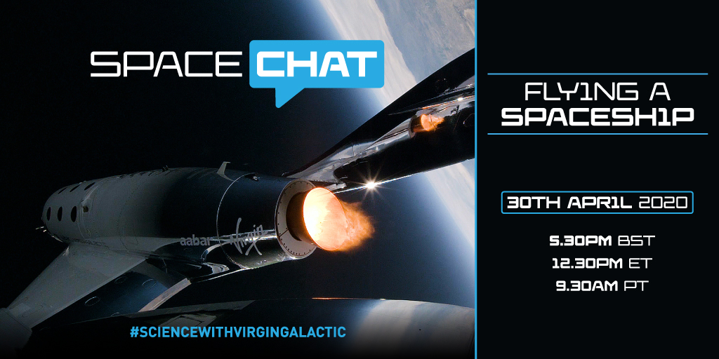 virgingalactic's tweet photo. Episode 5 of #ScienceWithVirginGalactic is LIVE NOW on our YouTube channel with our Lead Test Pilot, Mark 'Forger' Stucky. Click to tune in! https://t.co/ZvQQBrjPz4 https://t.co/mTtiIKJyb6