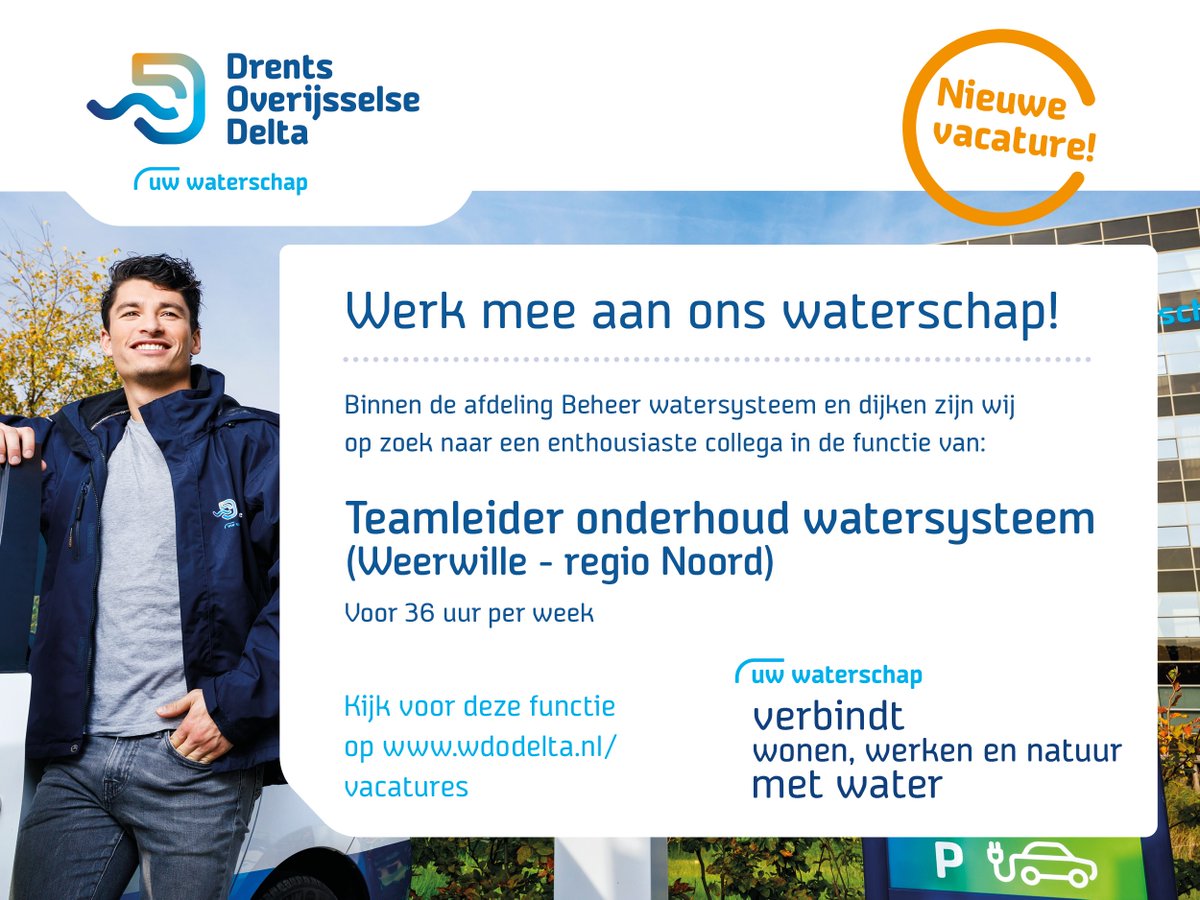 #Vacature teamleider. Heb jij ervaring in het aansturen van een team en houd jij ervan om te blijven kijken hoe jij samen met je team het werk beter, slimmer of  leuker kan maken? Dan zijn wij op zoek naar jou!💦
bit.ly/2zLxqhx