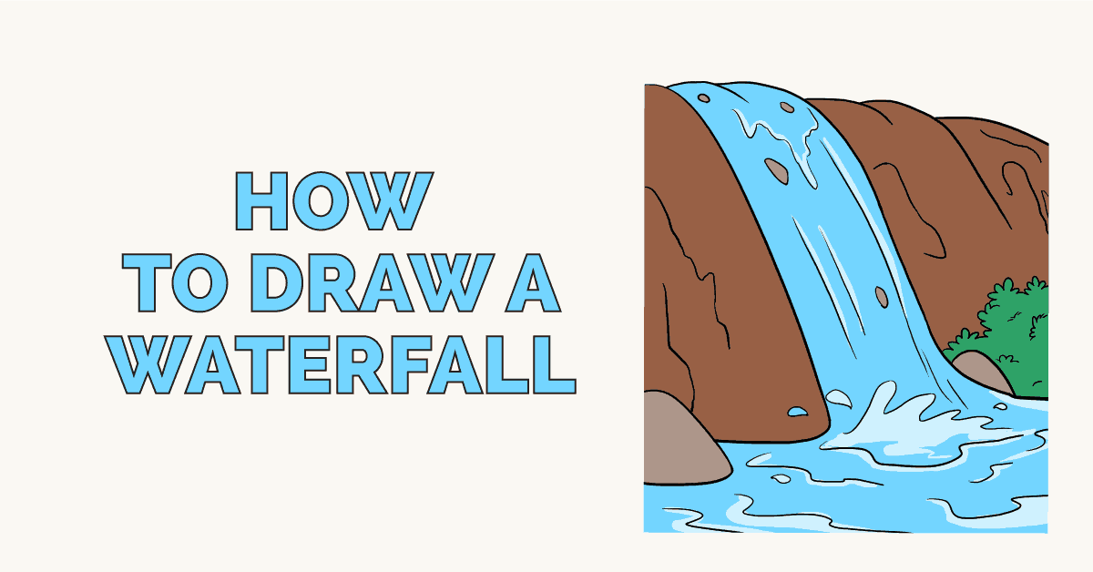 Drawing Scenery Waterfall  Apps on Google Play