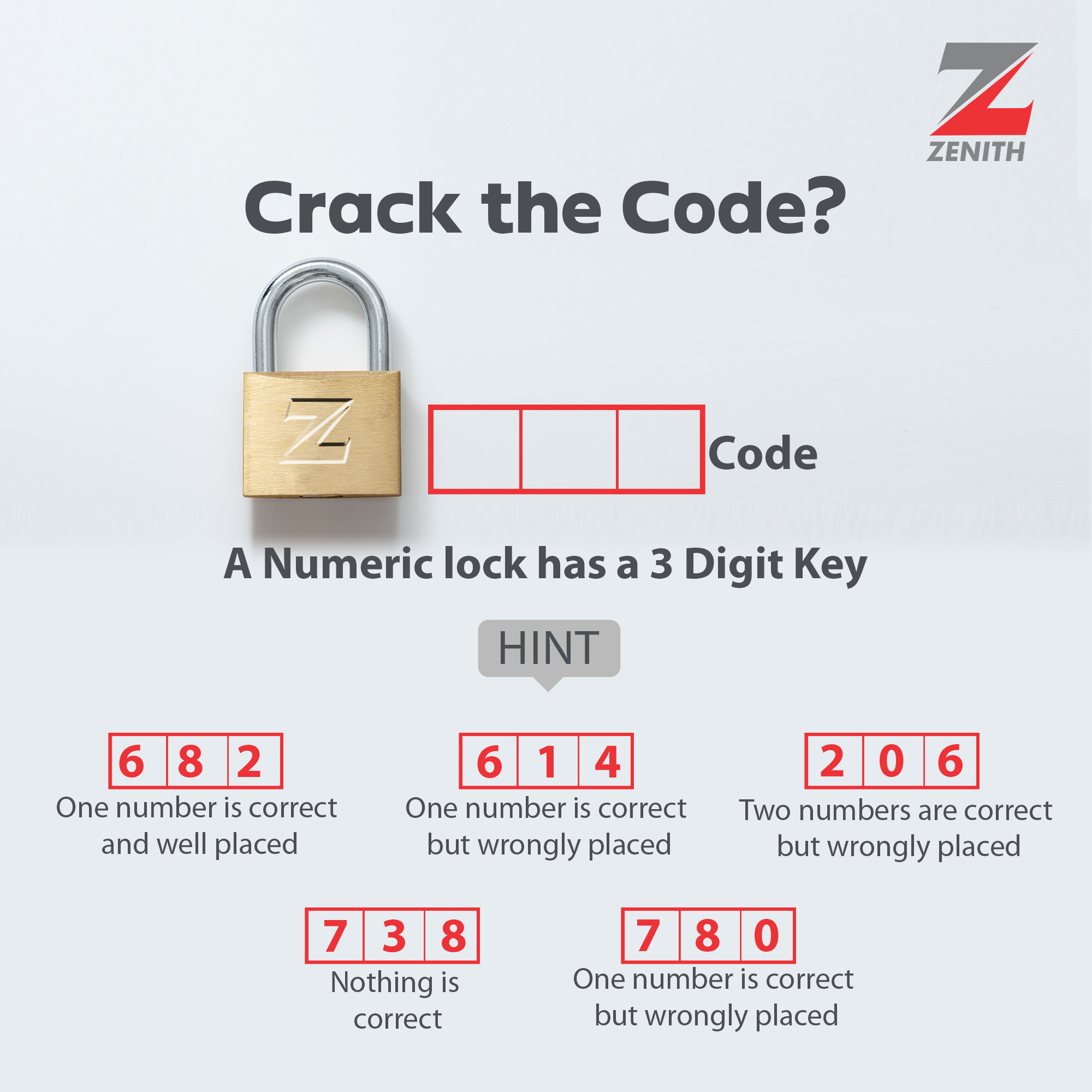 Zenith Bank on X: Can you crack the code? #Teaser #StaySafe #ZenithBank   / X