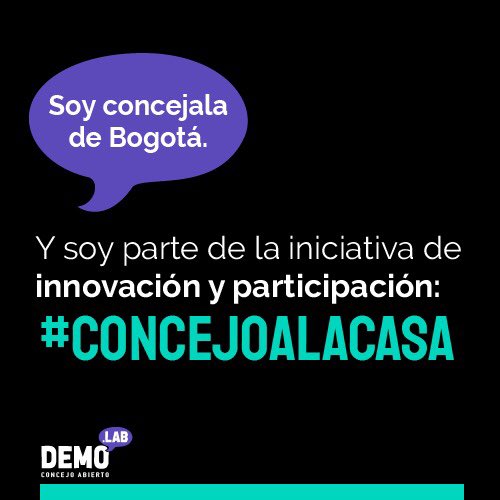 ¿Y tú ya eres parte de #ConcejoALaCasa? 🙋🏼‍♀️💙 Acuérdate que todos podemos participar en la discusión del #PlanDeDesarrollo Te invito a que te inscribas antes del viernes 1 de mayo a las 11:59 pm en el siguiente link 👉🏼 bit.ly/ConcejoALaCasa !!! <a href="/DemoLabCA/">DemoLab</a>