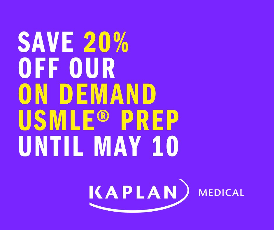 EgidaInt's tweet photo. Prijavom do 10. maja ostvarite popust od 20% na USMLE On Demand Prep i Qbank! #KaplanMedical
Kontaktirajte nas za prijavu putem mejla i pozivom na mobilni telefon: https://t.co/kWVmkbM4AK https://t.co/g3vO9PiVft