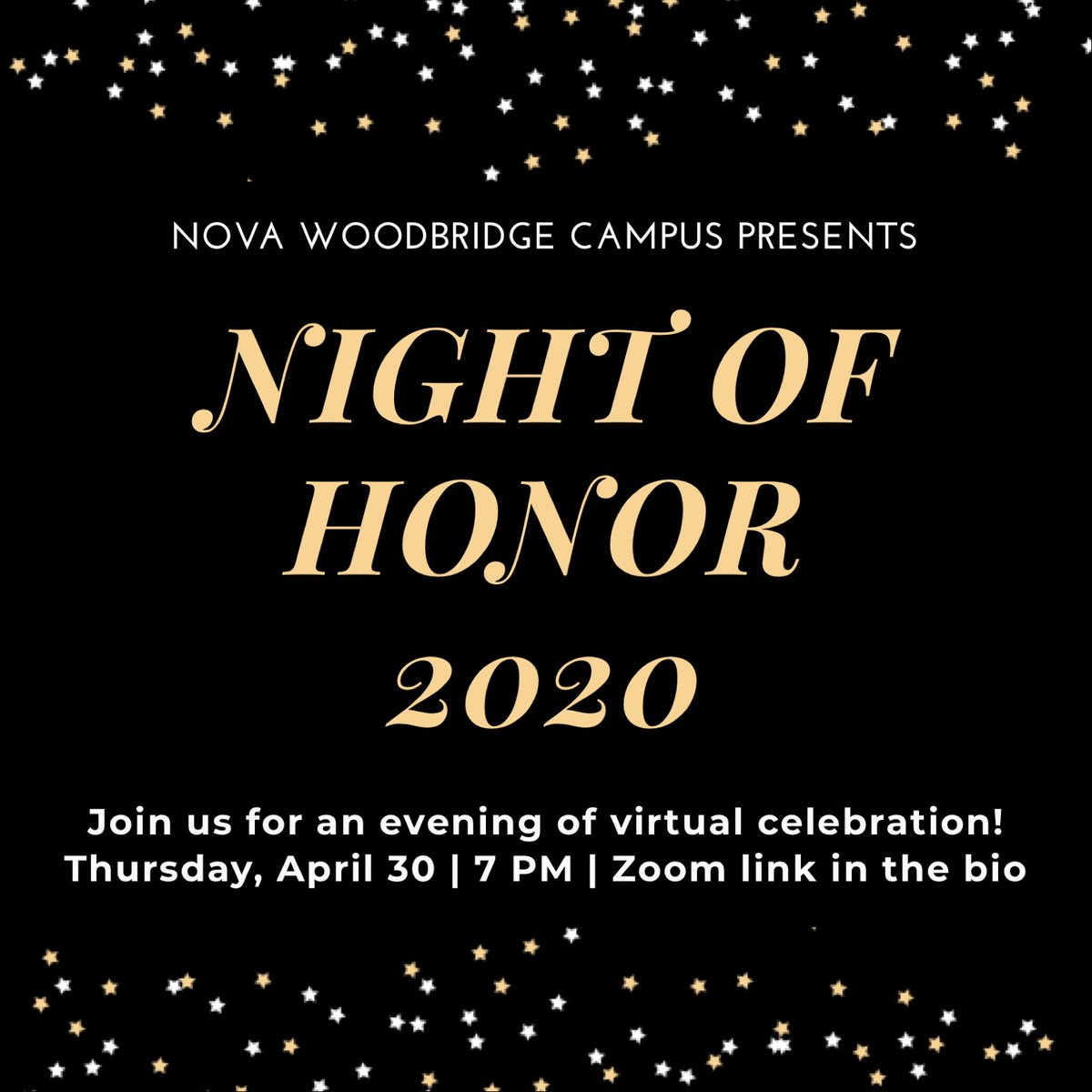 WO_Studentlife's tweet photo. Tonight’s the night! Join us in celebrating our fellow Woodbridge nighthawk leaders via zoom today at 7 PM. Look for the link in our bio to join💚💛 #boldlynova #northernvirginiacommunitycollege #WOstudentlife https://t.co/pVM3g4lcML