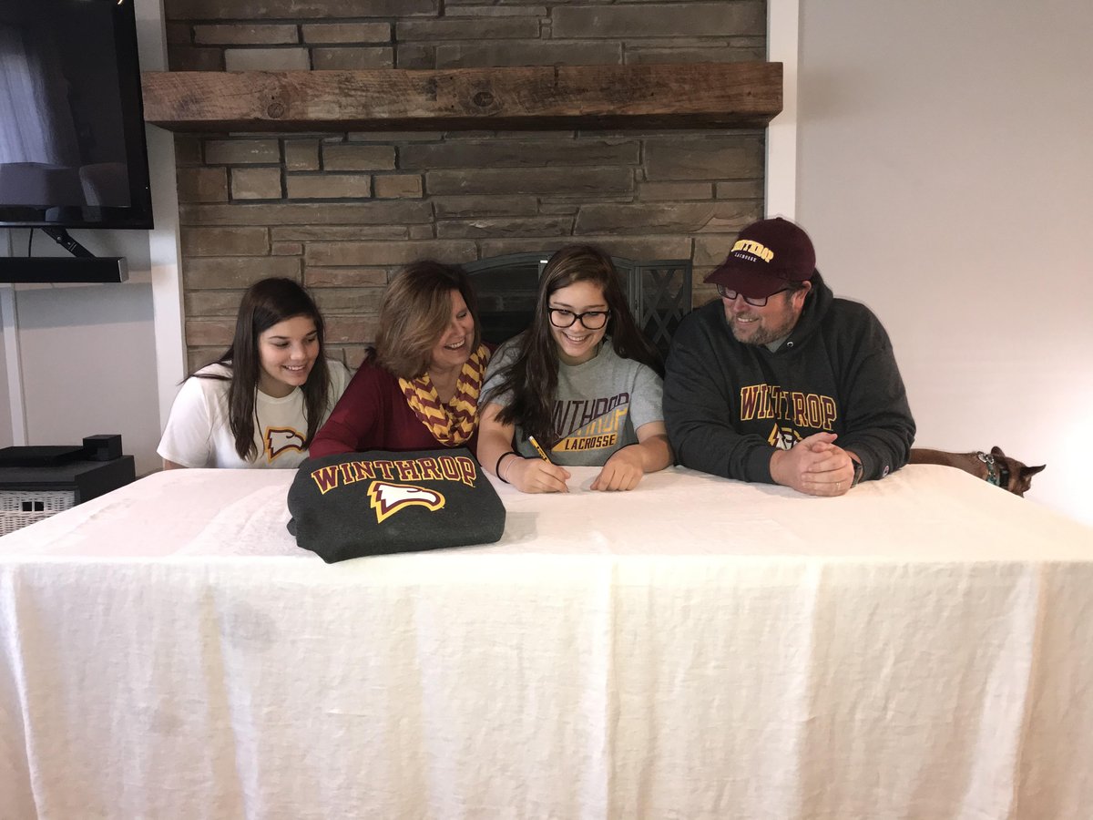 apexcougarclub's tweet photo. Our next virtual Spring Signing Day athlete is Autumn Hardison, who will attend Winthrop University as a member of the Women's Lacrosse team. Congratulations Autumn! Go Eagles! @apexwomen https://t.co/RKlQC070n1