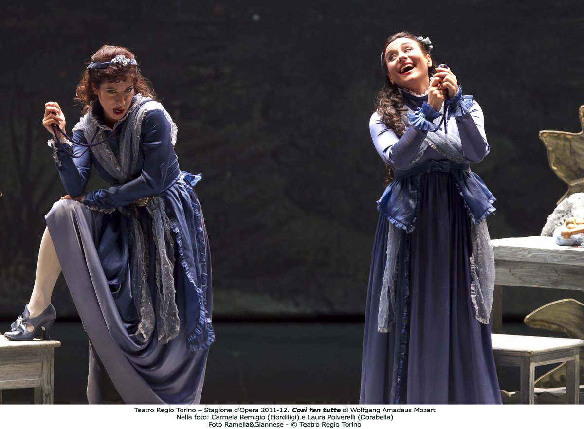 TeatroRegio's tweet photo. Il titolo più raffinato e filosofico della trilogia Mozart/Da Ponte nell'allestimento che #EttoreScola scelse per il debutto nella regia lirica. Rivedi su @RaiPlay “Prima della Prima” dedicato a #Cosìfantutte!
▶️ https://t.co/HD45Oky5fu
#operaonthesofa https://t.co/aDNhkGlshj