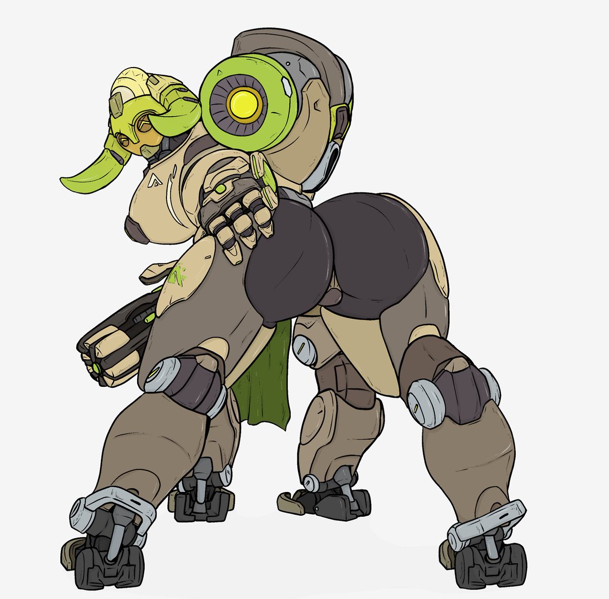 Some old drawings I did a while back of Orisa from #Overwatch One of her no...