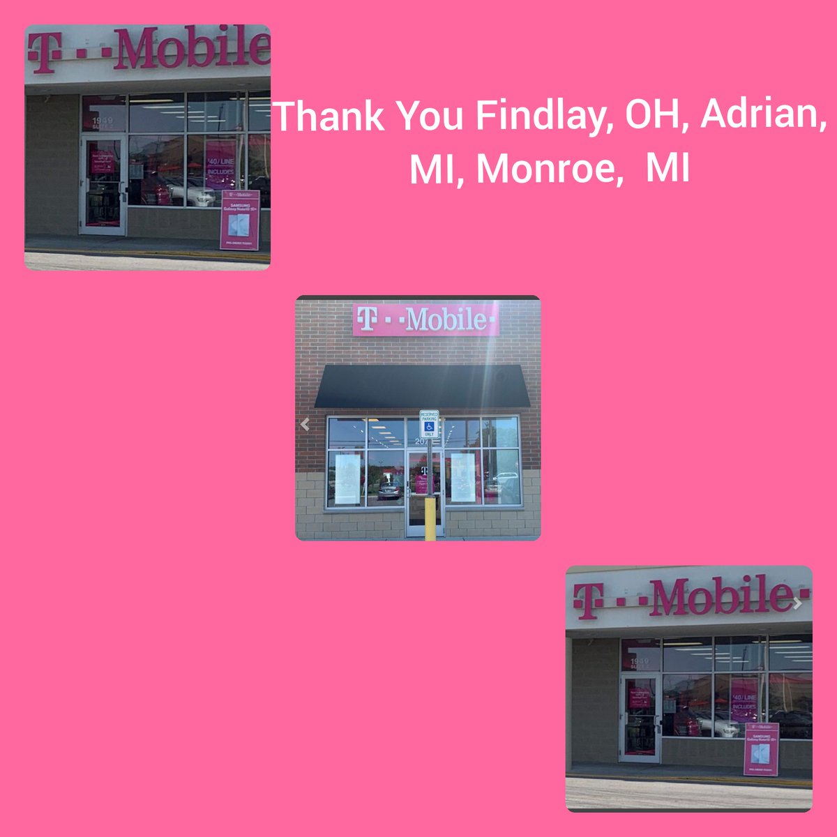 Thank You our rural American stores
For your insane dedication to the customer experience..Findlay, OH, Adrian, MI, Monroe, MI #CentralThanks