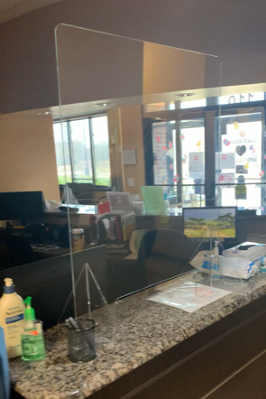 MLE_BRAND's tweet photo. Clients choose MLE because we're known for Rebuilding Brands. But clients stay with us because we can shift with their needs. The latest need is for new protective panels at checkout counters and service windows. We're flexible to prioritize whatever services are needed! #mleinc https://t.co/rCg3btzKXx