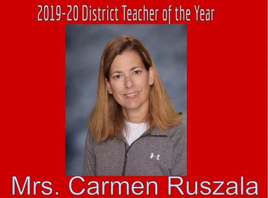 StClairR13's tweet photo. #STCR13 Congratulates our District Teacher of the Year- Mrs. Carmen Ruszala!  Mrs. Ruszala has been a St. Clair High School Science teacher for 21 years.  Thank you, Mrs. Ruszala, for your dedication to STC students! #Congratulations #GreatTeaching https://t.co/bahGoKFUmy