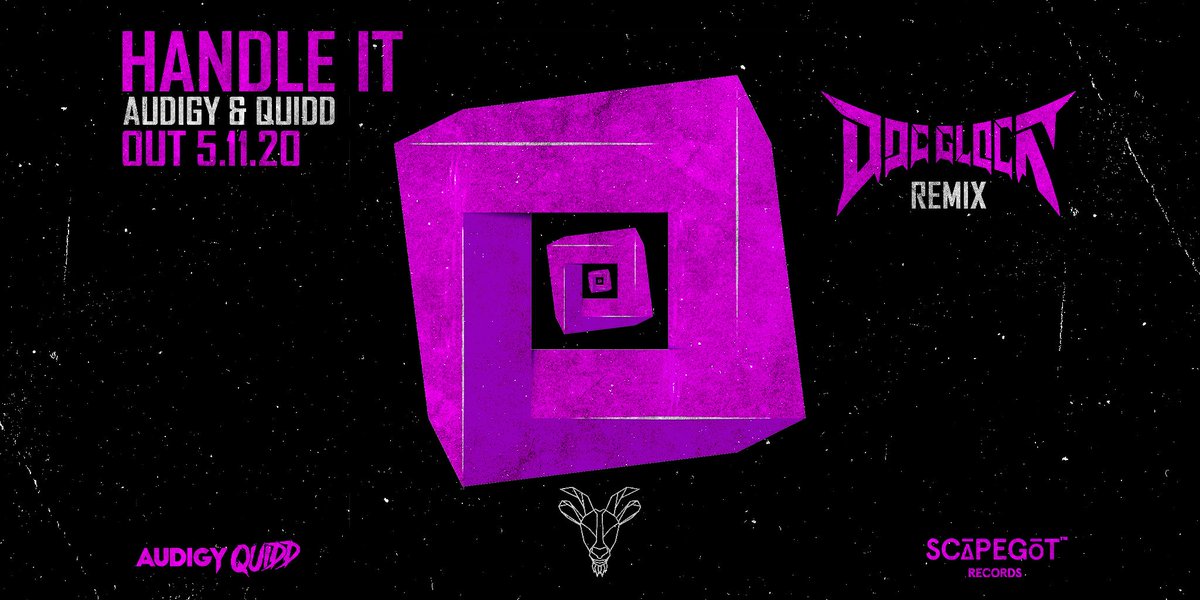 docglock's tweet photo. OUT 5.11 | Audigy &amp; Quidd - Handle It (Doc Glock Remix) via @ScapegotRecords #USDUBSTEP #DUBSTEP #EDMLIFESTYLE 
💜💜💜💜💜💜💜💜💜💜💜💜 https://t.co/BE1T3YnTSQ