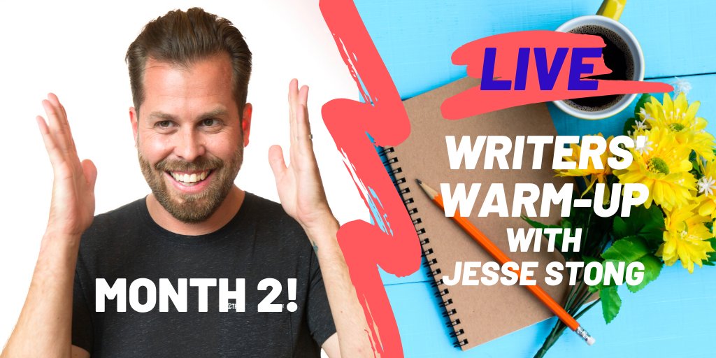 Writers' Warm-ups are going strong! Jesse Stong is building a treasure trove of engaging activities to get your writing started every Monday and Friday at 10:15AM.

Join him live tomorrow morning and start your day with some inspiration and guidance here!
youtu.be/dre2ngUik2U