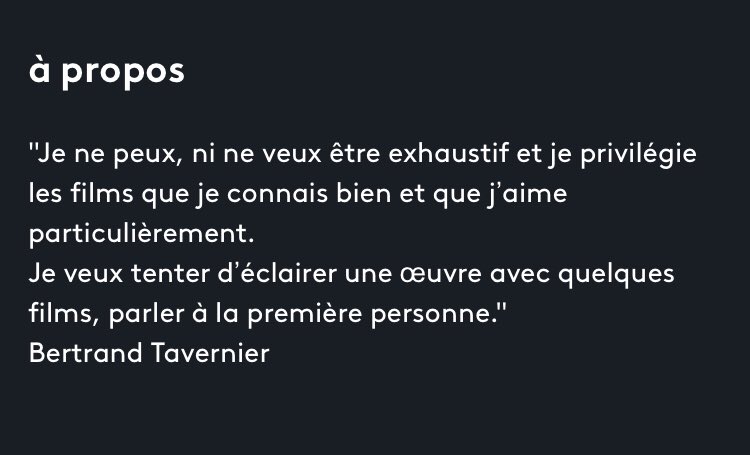 Dites @France5tv 
J’ai une demande de Micheline Presle à vous transmettre :

Et si pendant le confinement vous programmiez (à un horaire convenable) les 8 épisodes des Voyages à Travers le Cinéma Français de Bertrand Tavernier ?

Allez, on s’y met tous ? 😊😇
Cc <a href="/DelphineErnotte/">Delphine Ernotte Cunci</a>